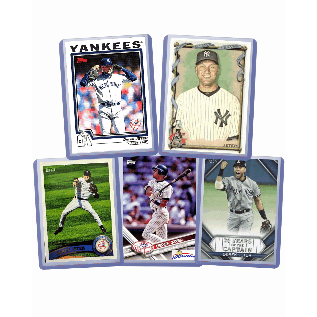 TEMU Baseball Card Lot (5 Cards) – Topps, Panini, & Trading Cards - New Yankees