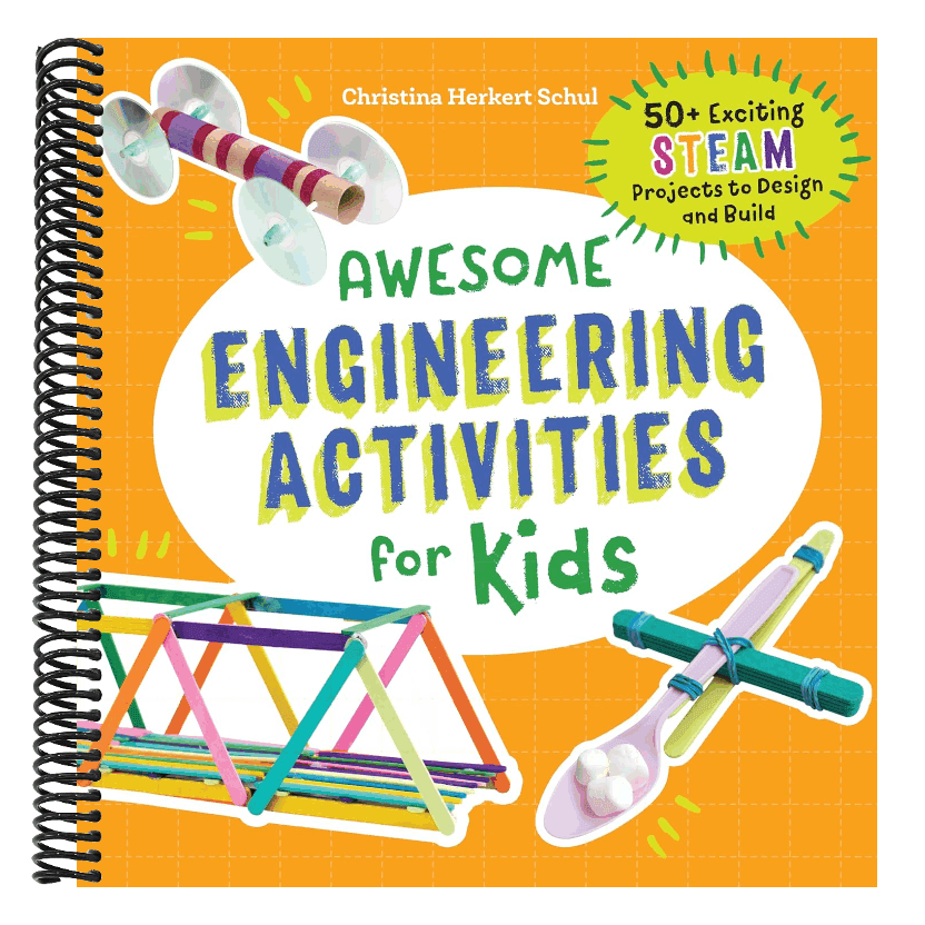 TEMU Awesome Engineering Activities For Kids: 50+ Exciting Steam Projects To Design And Build (awesome Steam Activities For Kids) Spiral-bound