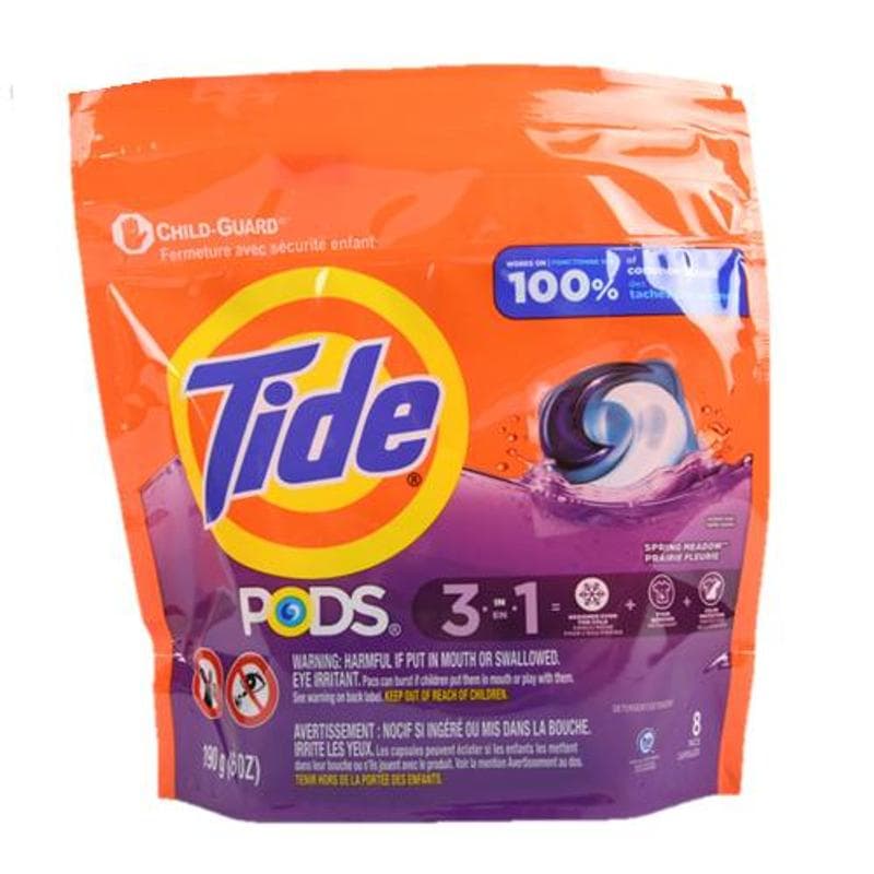 TEMU Laundry Detergent Scent, 8pc Per Bag