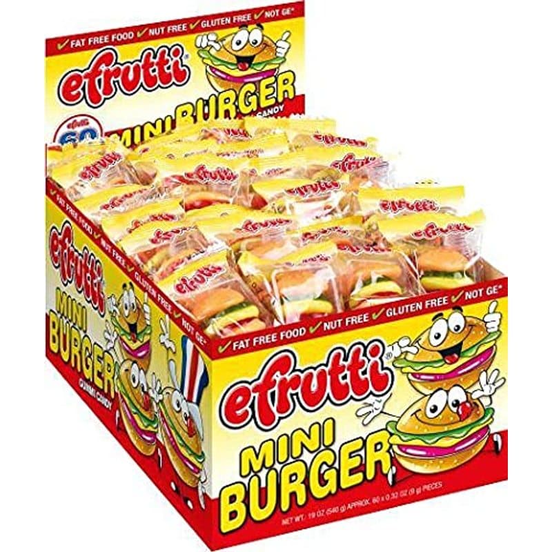 TEMU Efrutti Gummy Burgers 60 Ct.