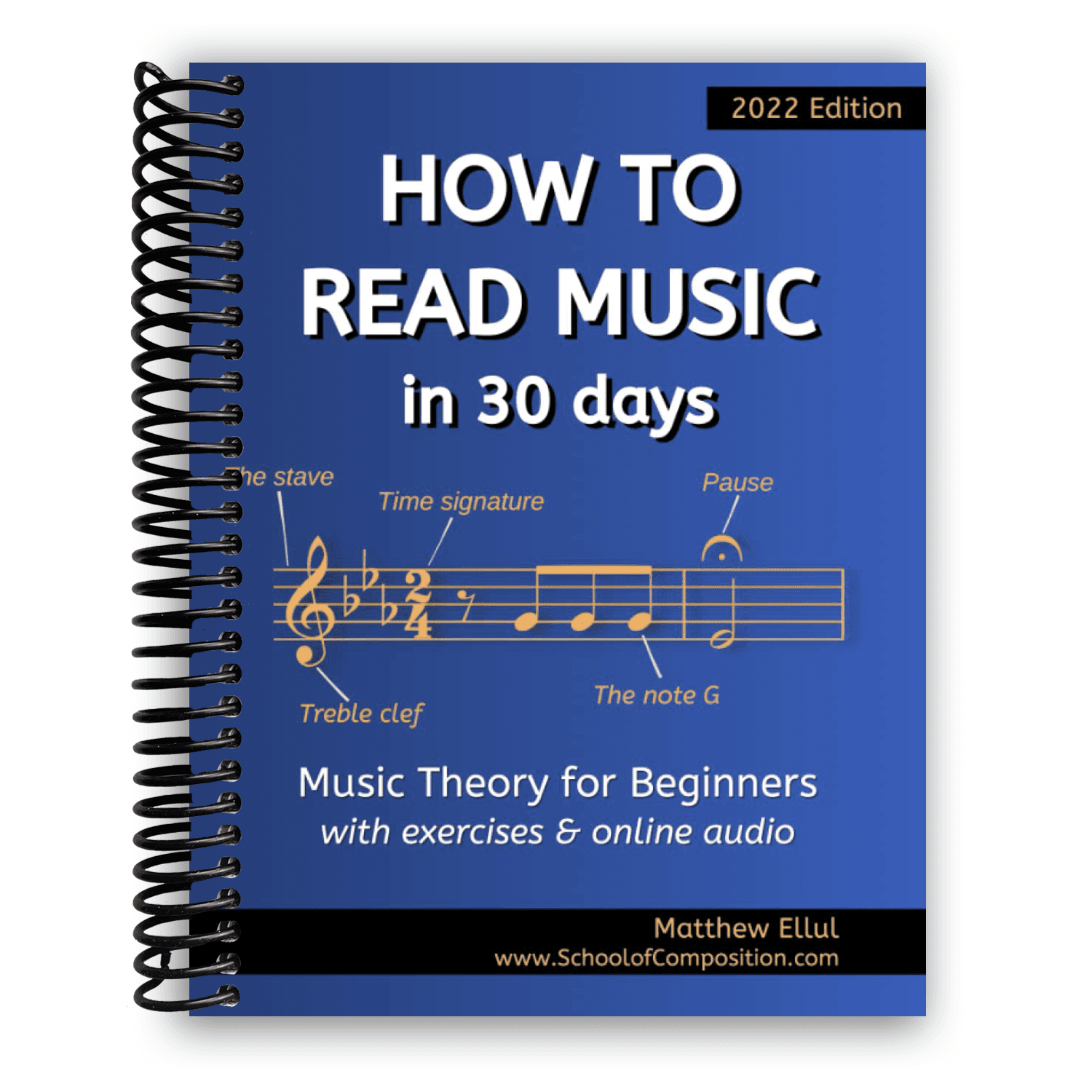 TEMU How To Read Music In 30 Days: Music Theory For Beginners (spiral Bound)
