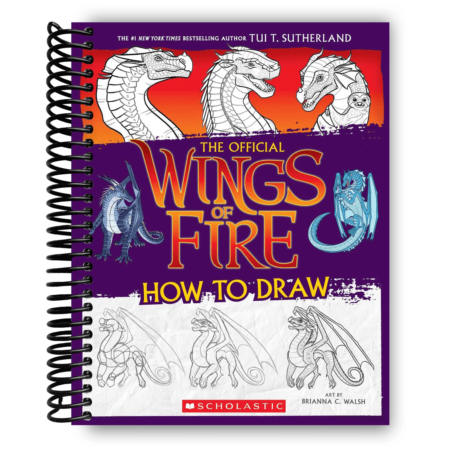 TEMU Wings Of Fire: The Official How To Draw (spiral Bound)