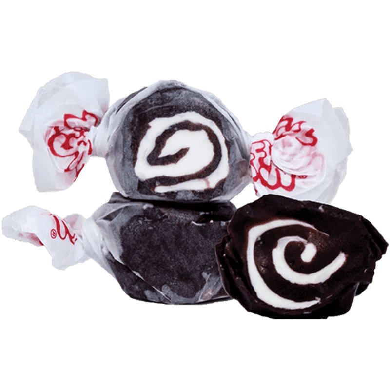 TEMU Black Licorice Swirl Salt Water Taffy