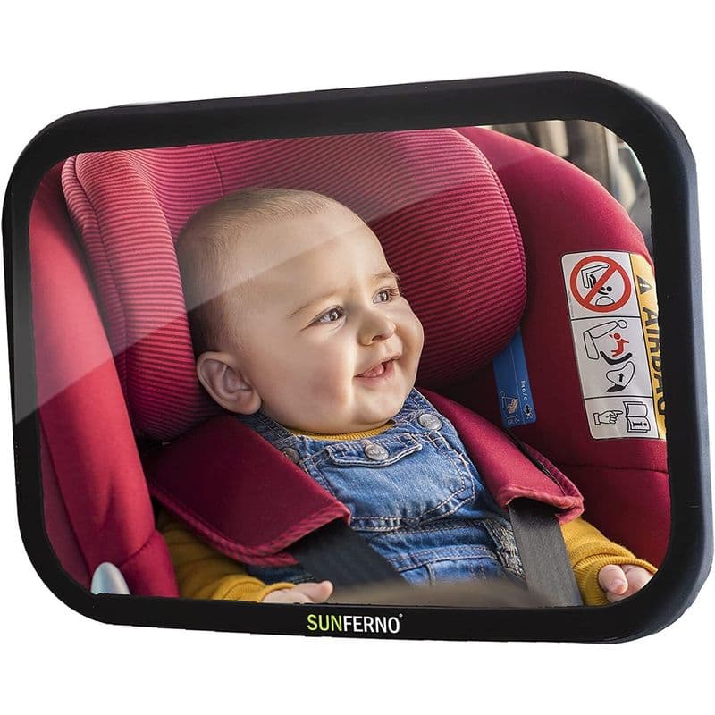 TEMU Baby Car Mirror, Effortlessly Monitoring Your Child In The Back Seat- New