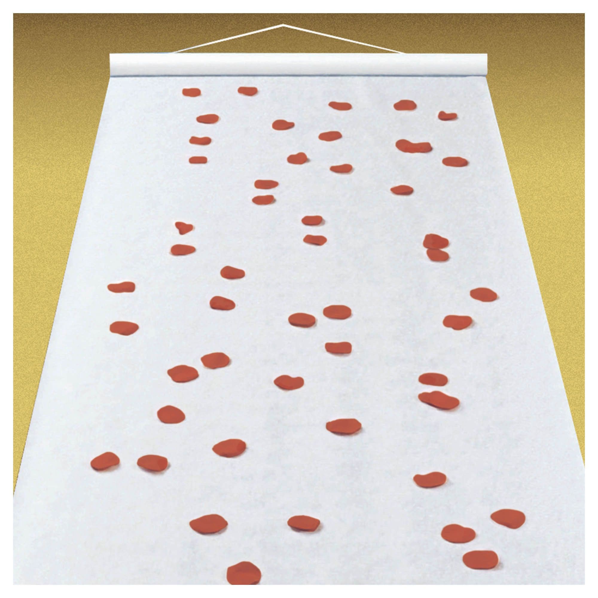 TEMU White Aisle Runner 100 Ft X 36" (1 Pc.), Fabric Wedding Ceremony Runner For Indoor & Outdoor Event Walkway