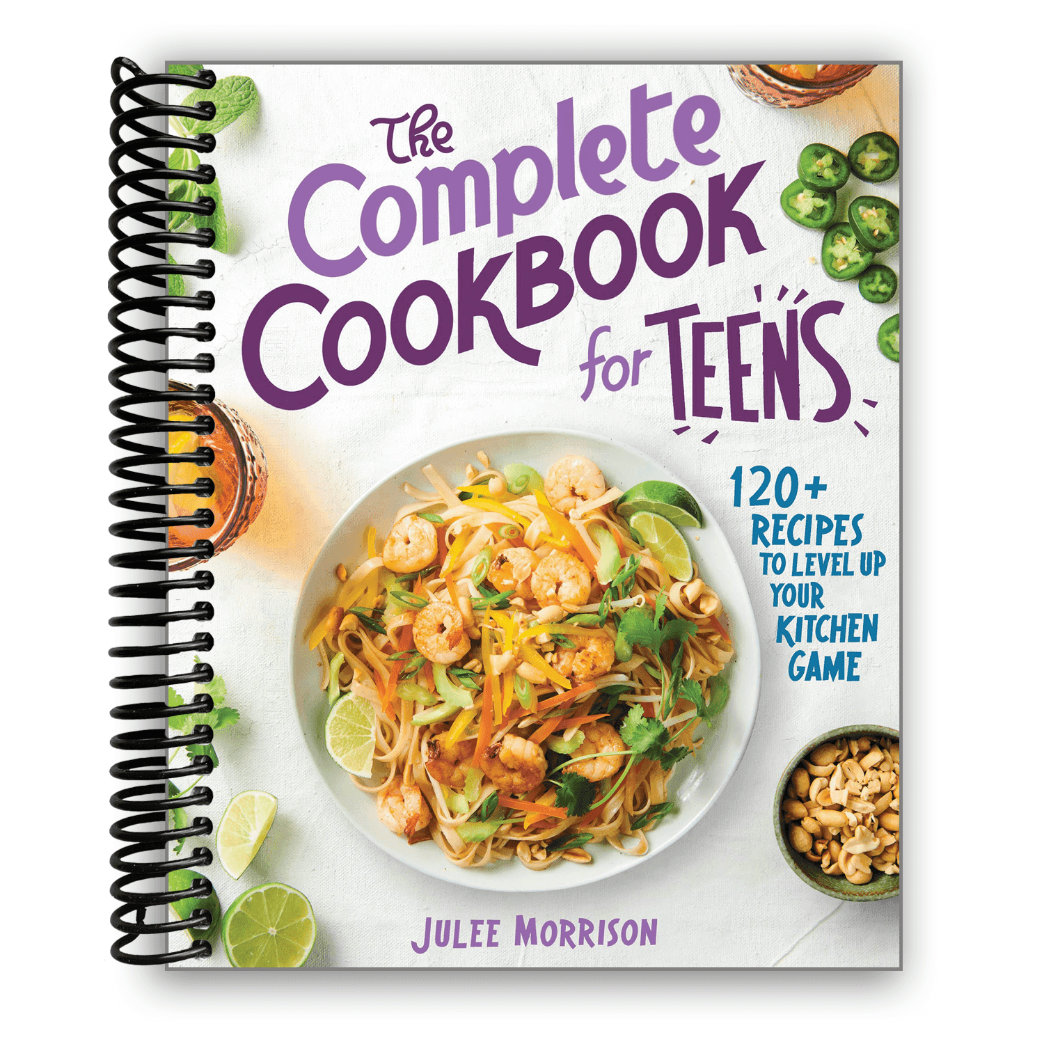 TEMU The Complete Cookbook For Teens: 120+ Recipes To Level Up Your Kitchen Game (spiral Bound)