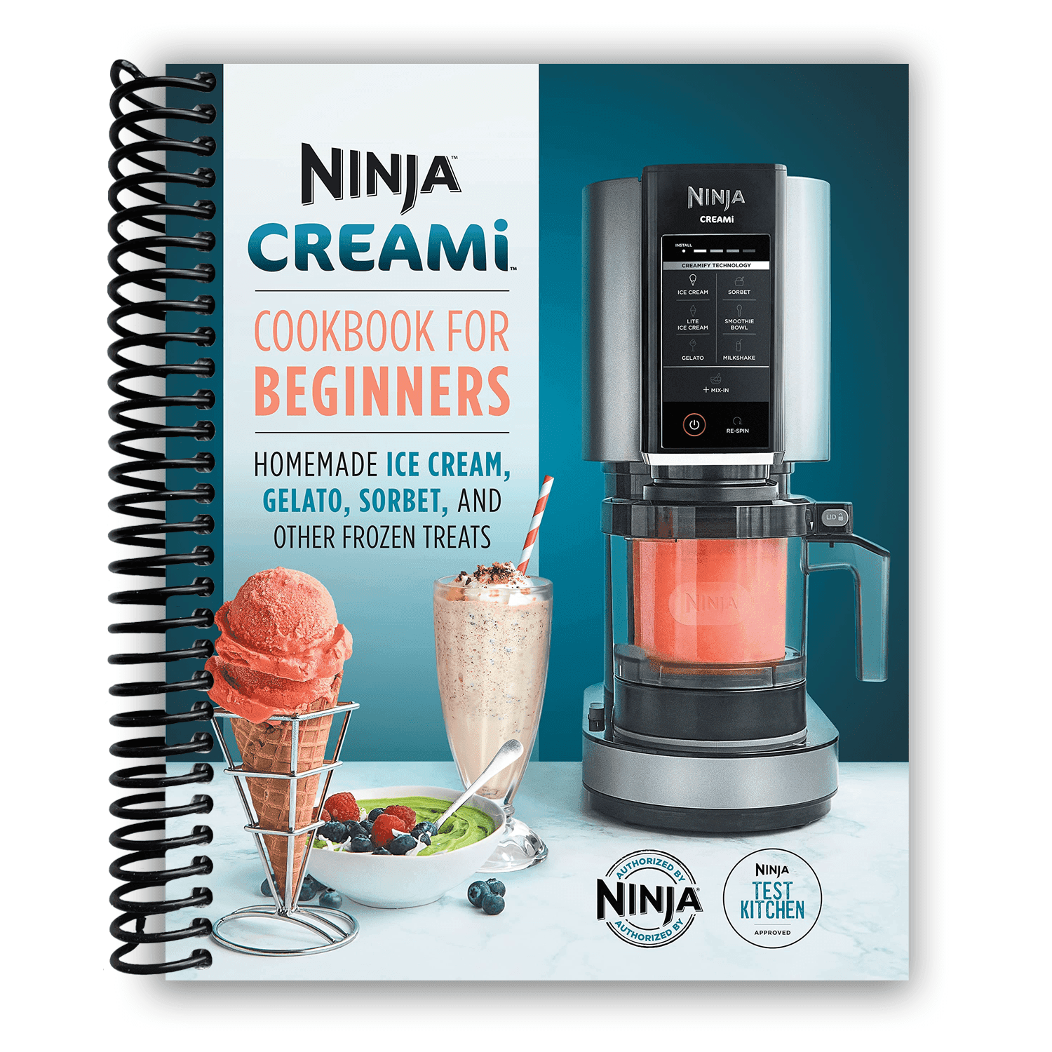 TEMU Ninja Creami Cookbook (spiral Bound)