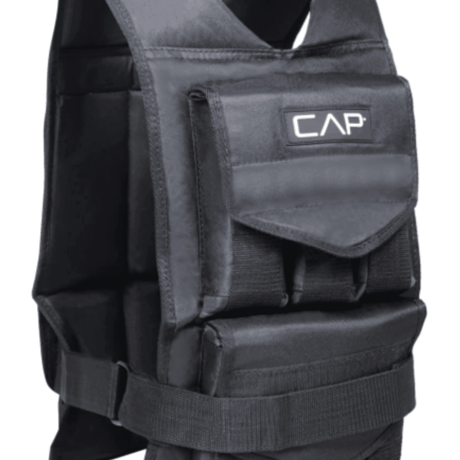 TEMU 50 Lb Adjustable Weighted Vest For Strength Training, Workout And Running, Body Weight Vest For Men And Women, Weighted Jacket, Removable Weight Included, Regular Length