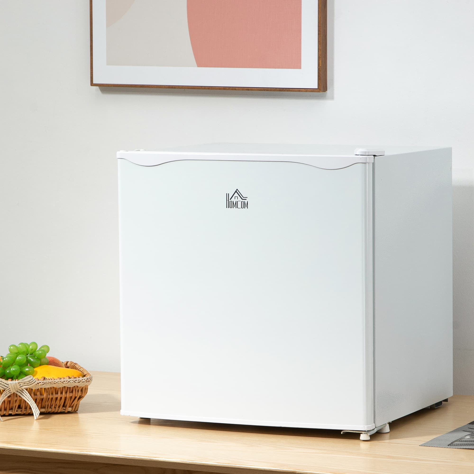 TEMU 1.1 Cubic Feet Freezer With Adjustable Temperature, Energy , Adjustable Shelves, Reversible Door, Low-energy Consumption