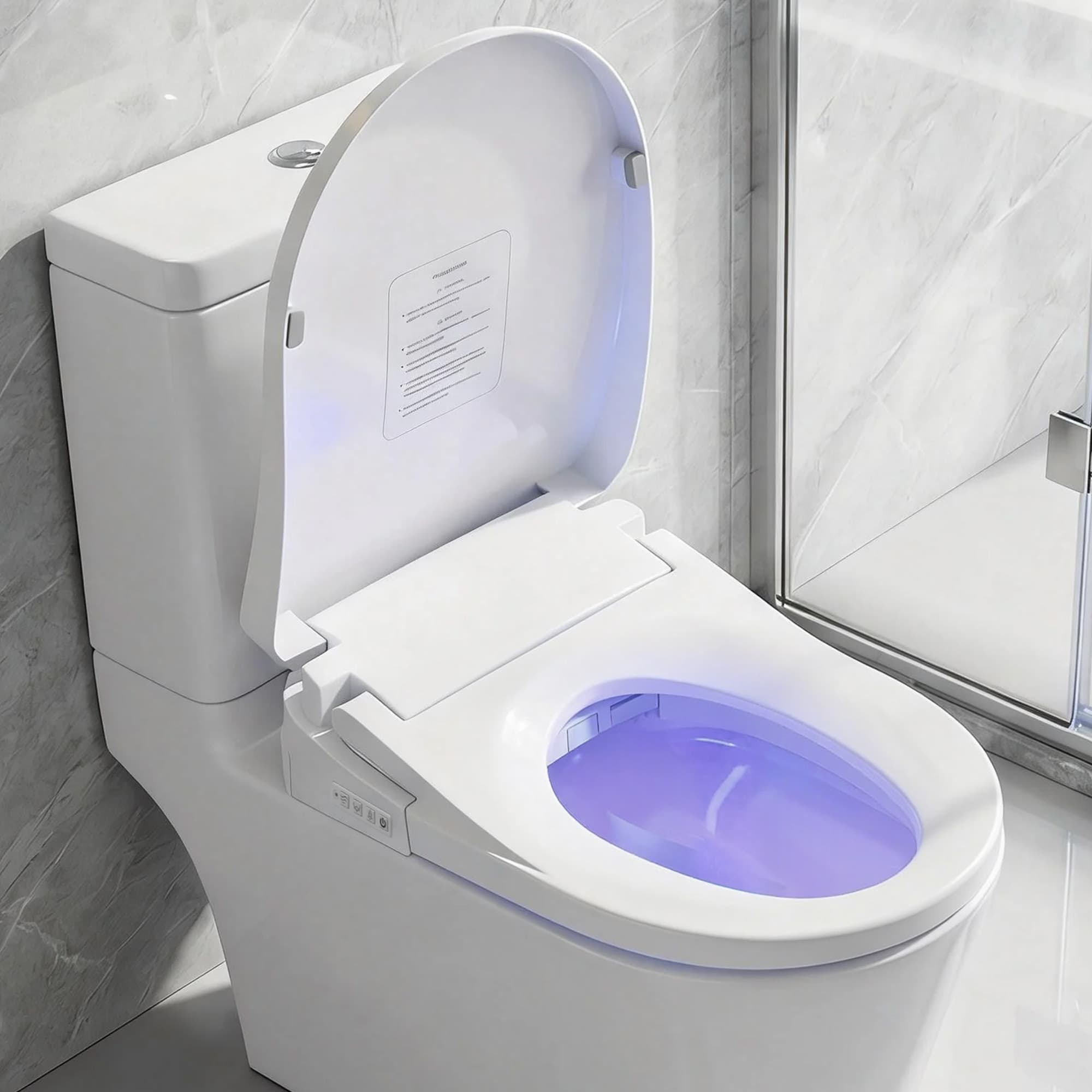 TEMU Cefito Smart Electric Bidet Toilet Seat Wireless Remote Heated Dryer
