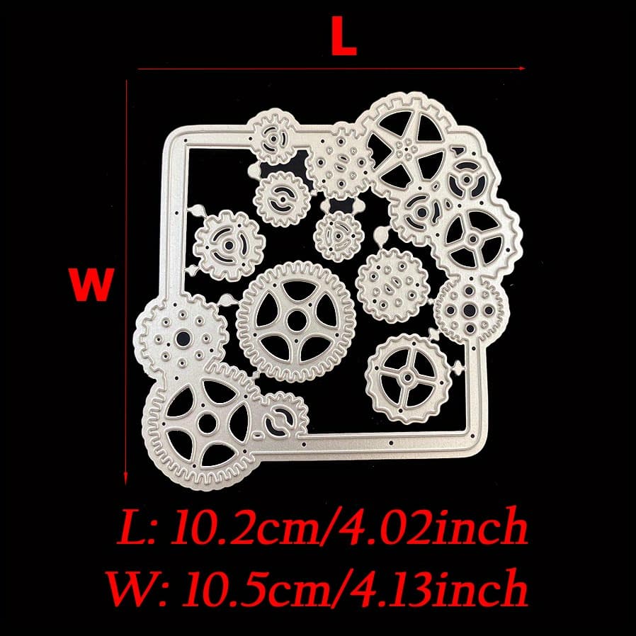 TEMU Passage Of Set Metal Cutting Dies Stencil For Diy Scrapbooking Paper Card Background Making Embossing Craft