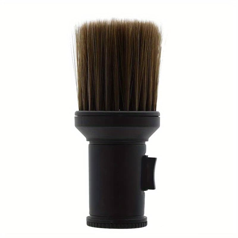 TEMU Brush For Haircuts, Neck, Face, And Beard - Perfect For Barbershops And Salons - Removes Broken Hair And Sweeps Styling Tools