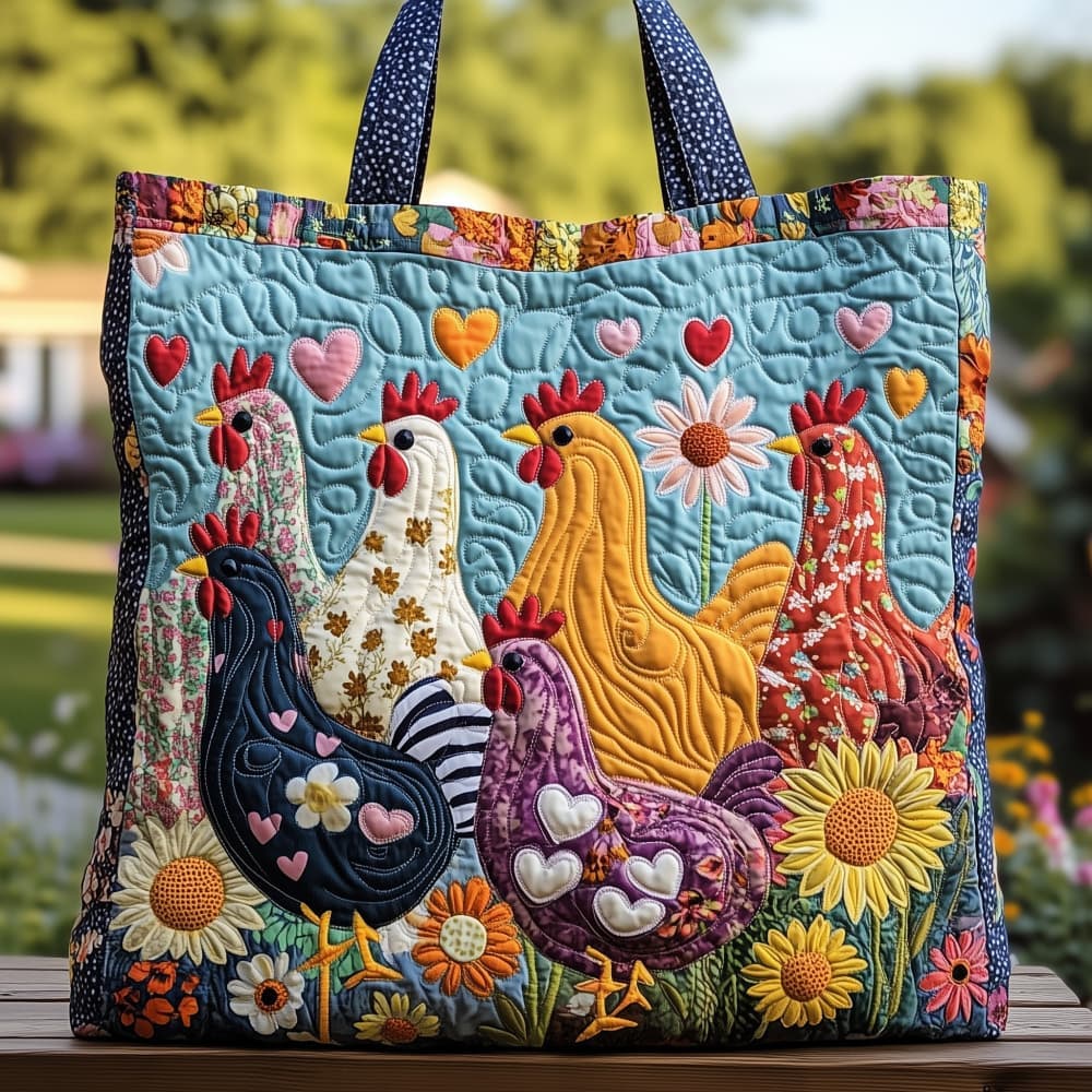 TEMU Quilted Tote Bag With Animal Prints, Soft Fabric Lightweight Shoulder Bag, Fashionable Casual Handbag For Daily Outfits, Shopping, Travel And Everyday Use