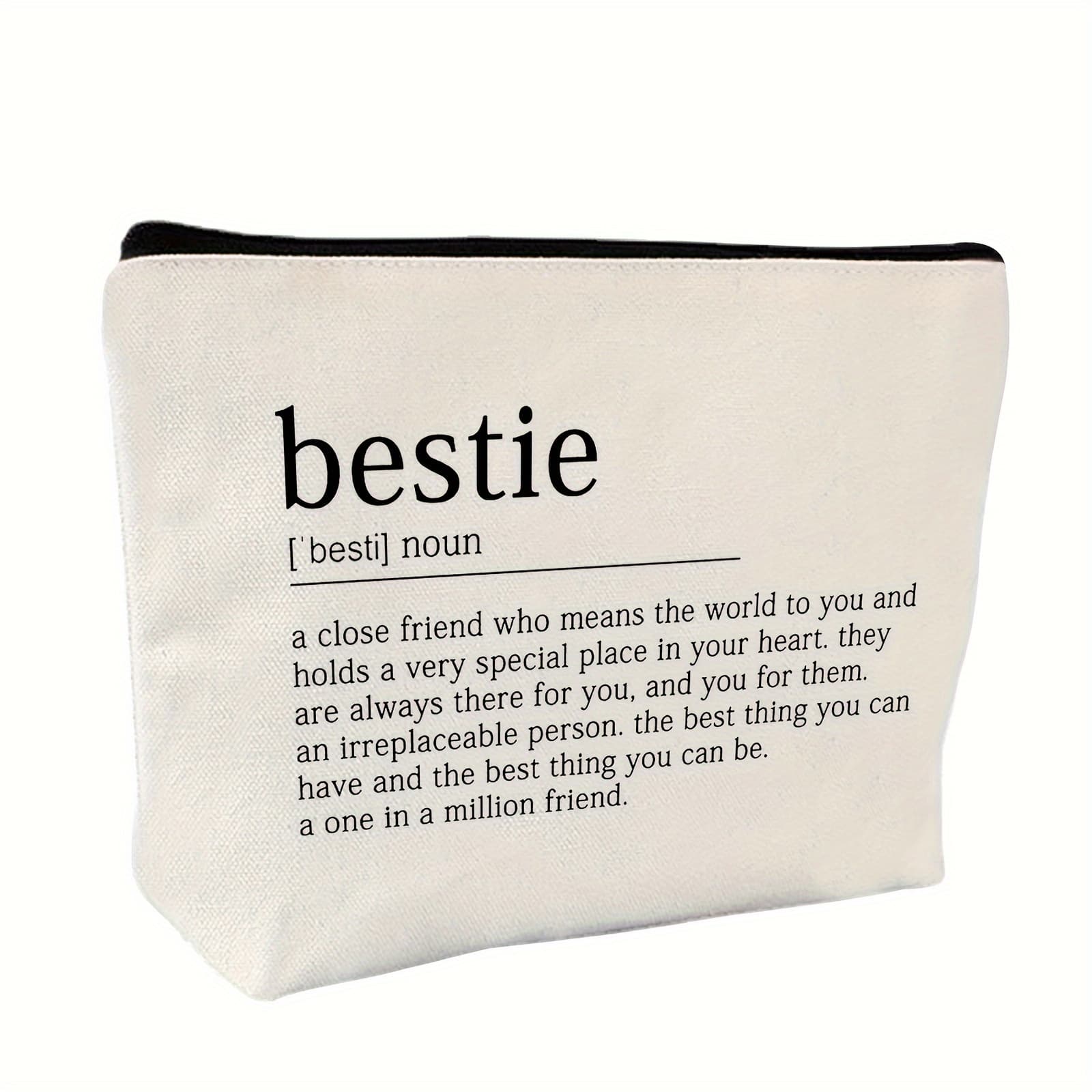 TEMU Makeup Bag Definition For , Perfect Gift For A Work Buddy, Friendship Tokens, Gifts For A Sister, College Sister, Or Graduation