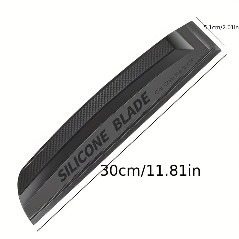 TEMU 1pc Car Wash Silicone/rubber Wiper Suitable For Car, Motorcycles,, Rvs - Noiseless Soft Panel With Fit For Vehicle Cleaning, Scratch-free Wiper For &