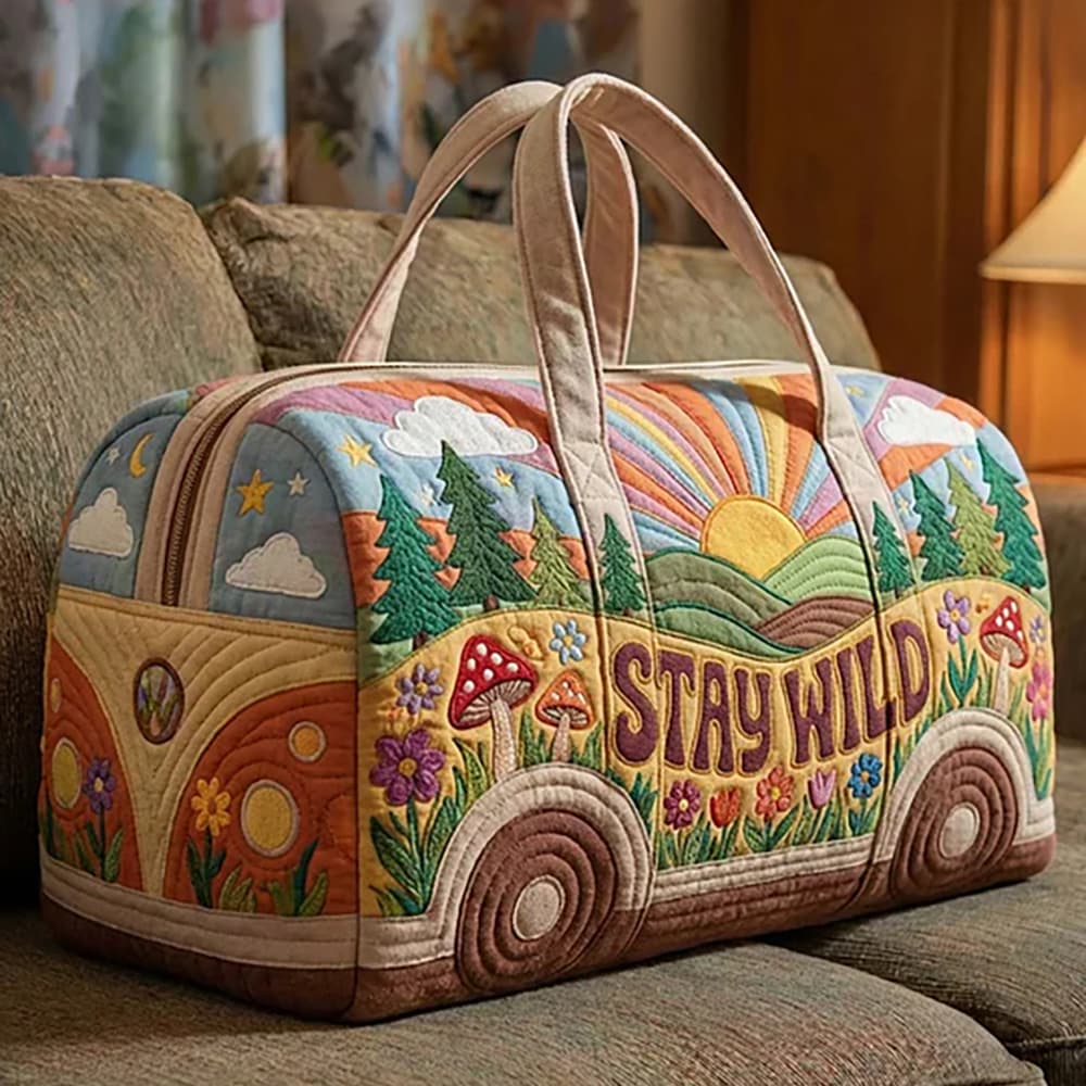 TEMU Large Quilted Duffle Bag Suitable For Travel, Gym & - Heavy-duty Nylon Tote With Wrist Strap & Zipper Closure, Tie-dye & All- Patterns, Machine Washable, Multifunctional Handbag For /, Parties,,