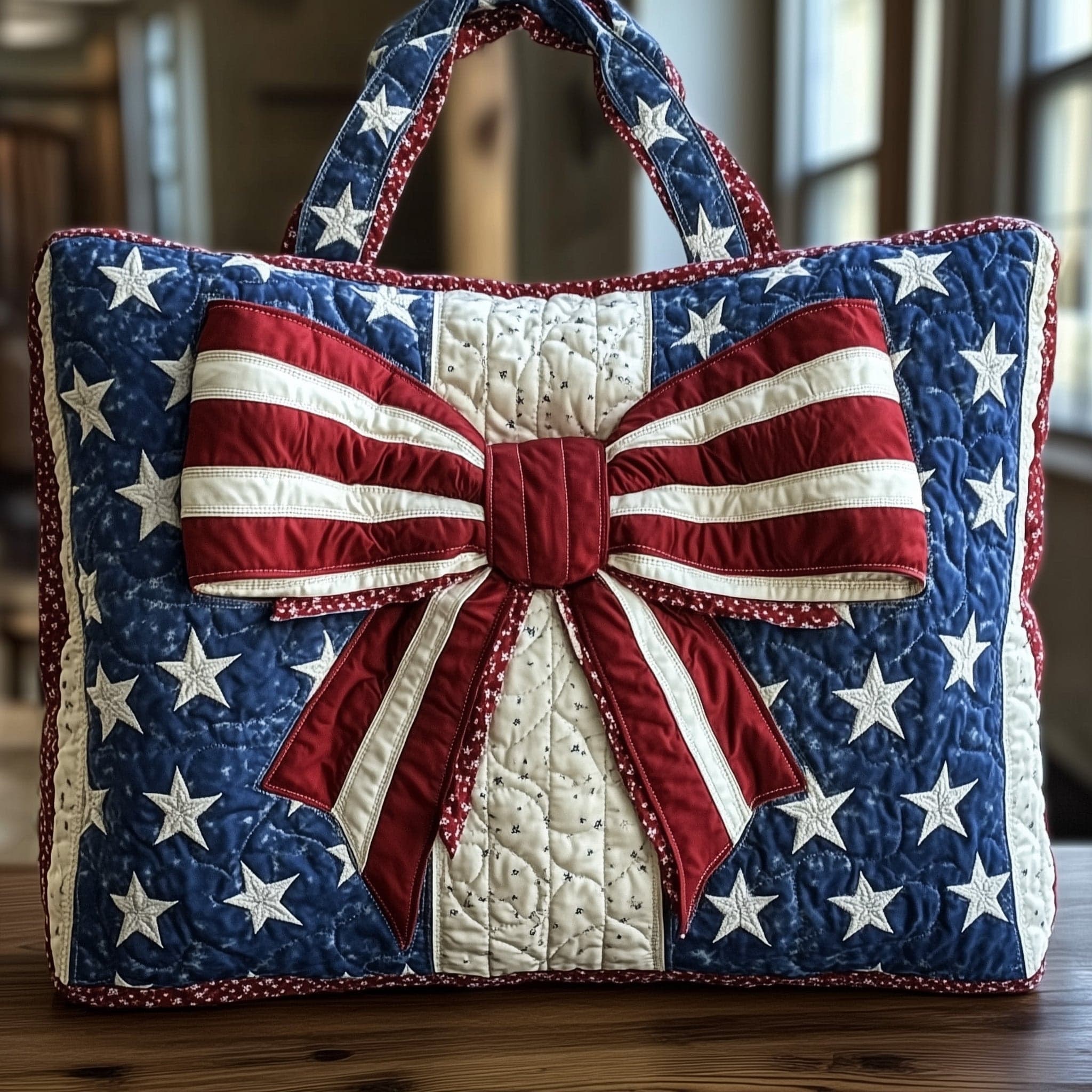 TEMU Easy Quilted Tote Bag, 2d Flat Quilting , Made Of High-quality Fiber, Fashionable Bag, Suitable For Festive Occasions And Daily Use