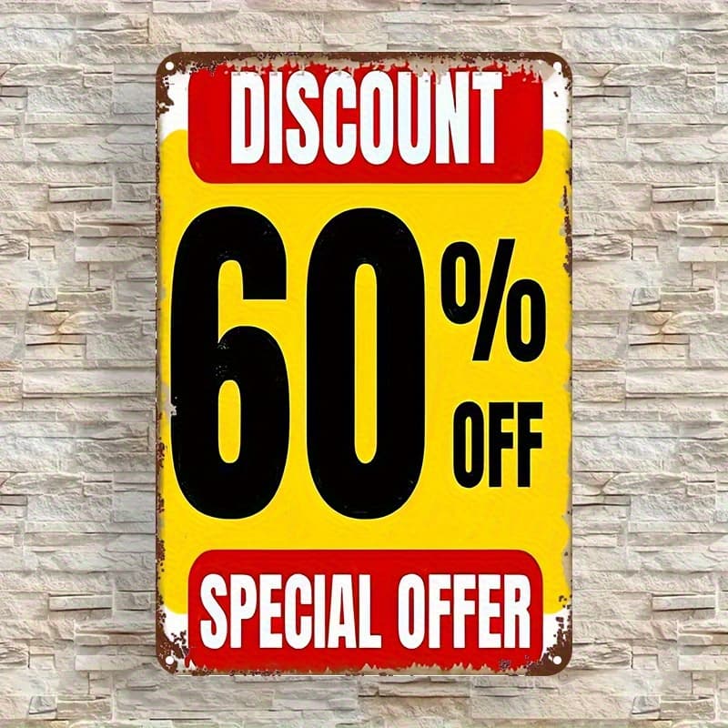 TEMU 2d Flat, 1pc Retro Nautical Metal Wall Sign - Vintage Durable Iron Hanging Plaque Suitable For Home, Office, Bar & For Cave - Classic Nautical & Maritime Decoration - With 2d Flat Design, 2d Flat