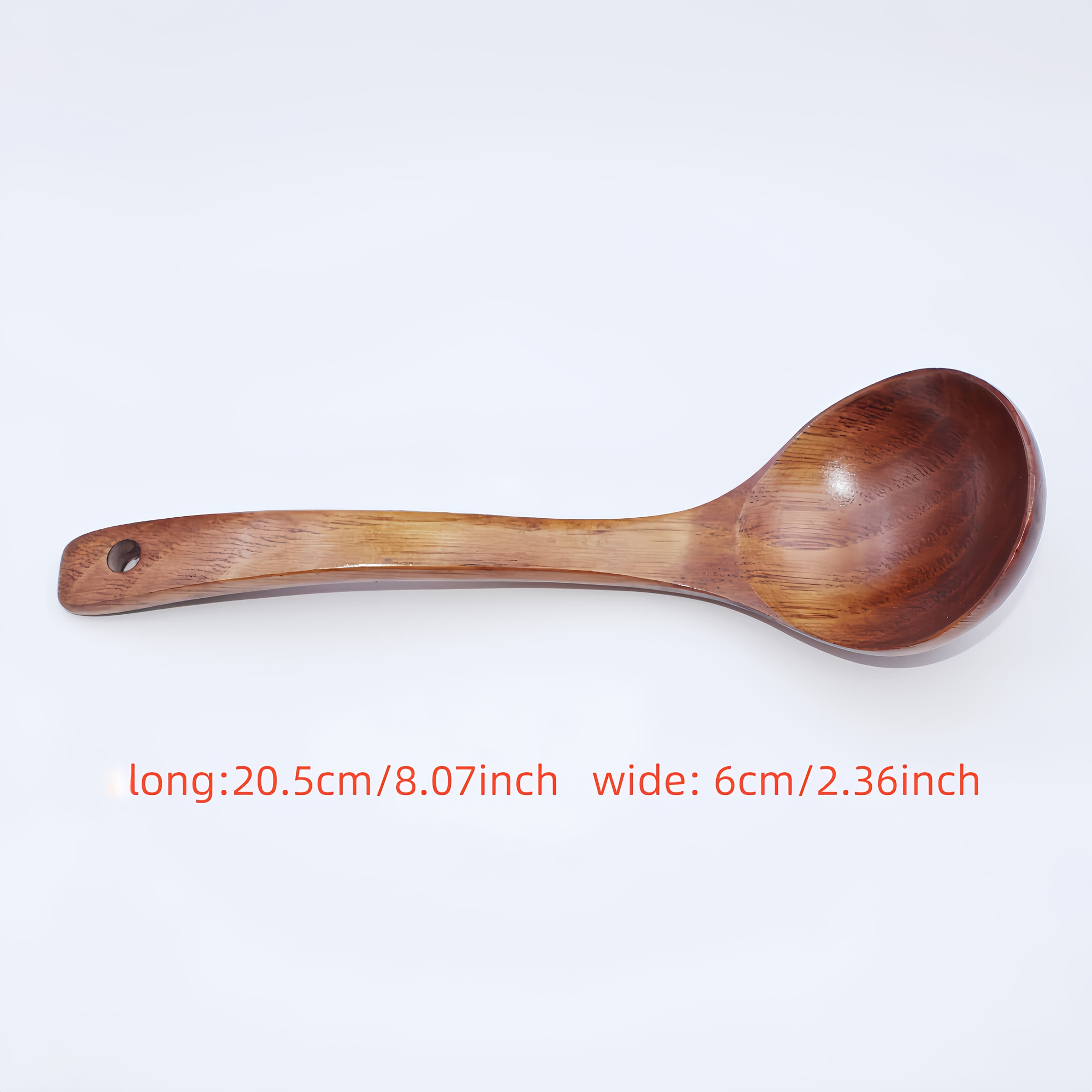 TEMU Japanese Creative Solid Wood Oil Ladle Soup Ladle Household Wooden Ladle Ramen Ladle Hot Pot Ladle High Temperature Kitchen Ladle Pot Ladle Wooden Ladle Soup Ladle Rice Ladle