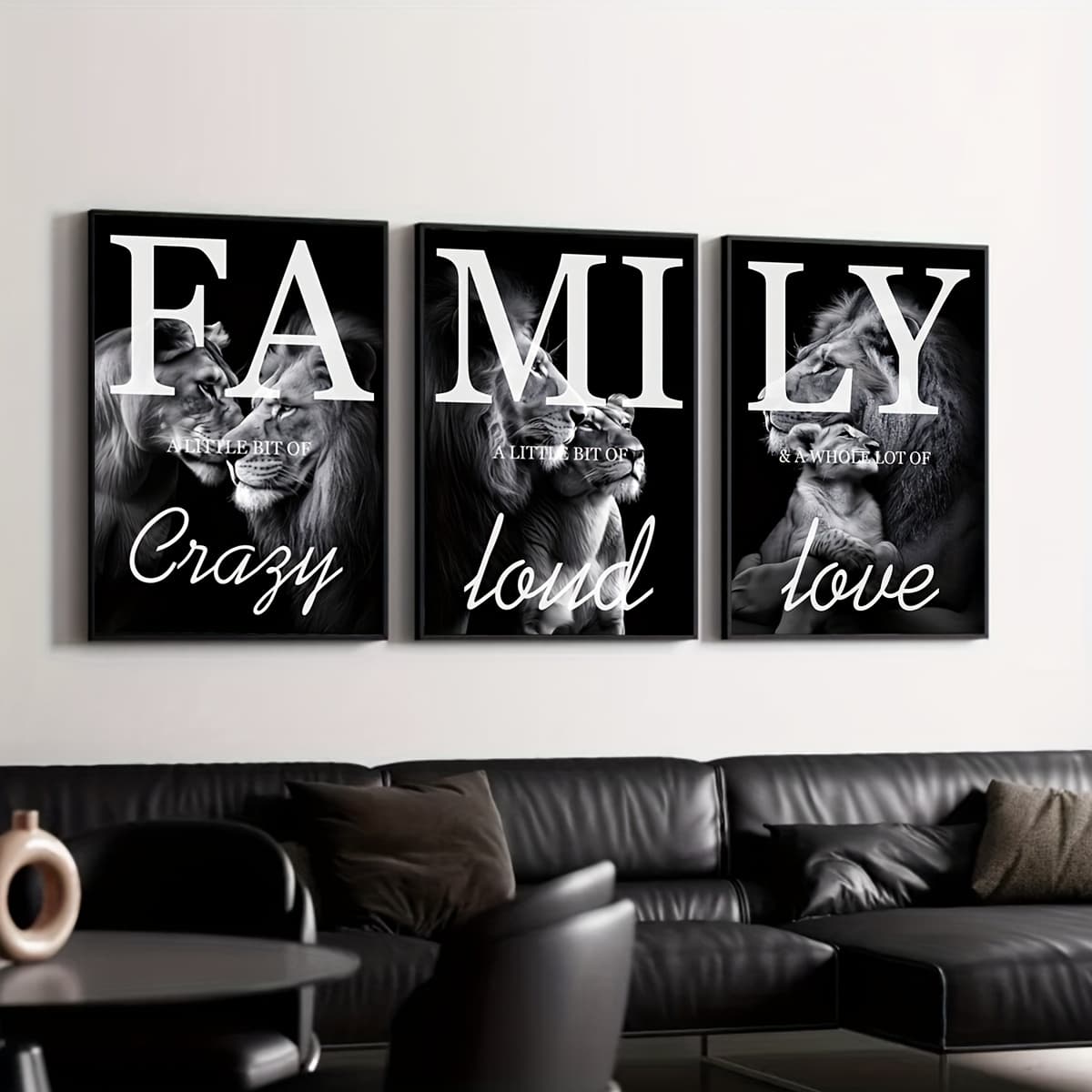 TEMU 2d Flat, 2d Flat, 3pcs Canvas Painting, Family Wall Art, Ideal Gift For Living Room, Kitchen, Decor Wall Art Wall Decor, Home Decor, Wall Art, Room Decor, Room Decoration, No Frame