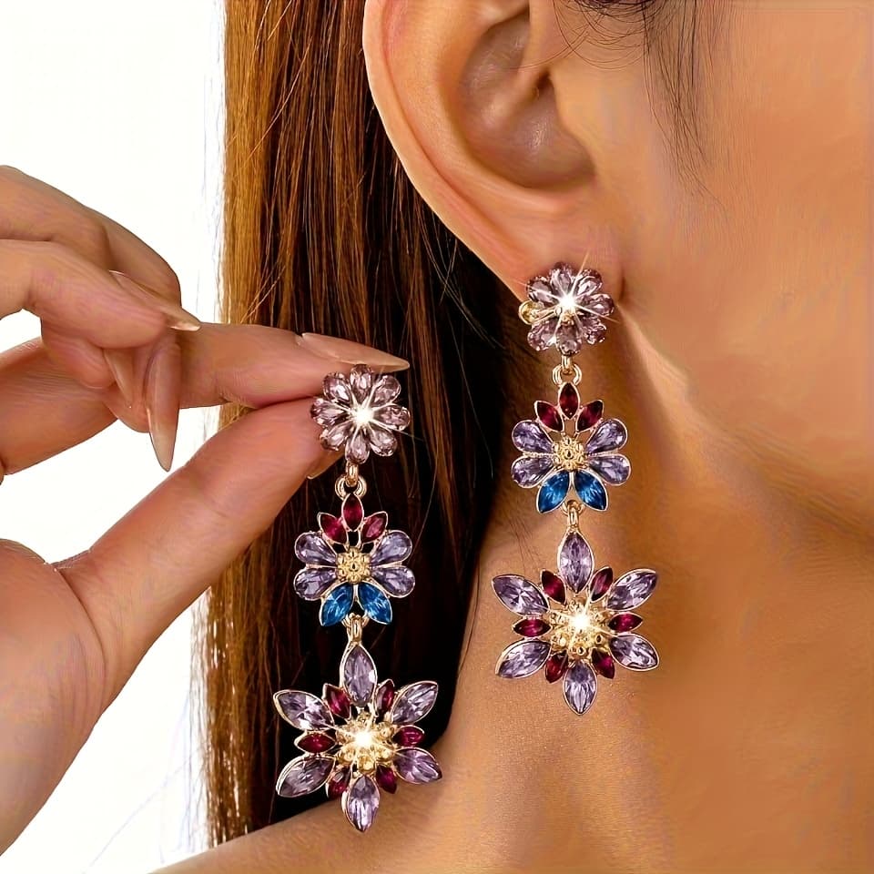 TEMU A Pair Of Japanese And Korean Light Luxury Casual Women's Earrings