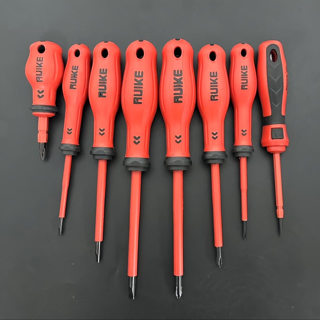 TEMU 8pcs Magnetic Screwdriver Set, 4 Slotted Non-slip Hand Tools, Perfect For Electronics, Furniture, Appliances And Car Repair Diy Hand Tools Father's Day Gift