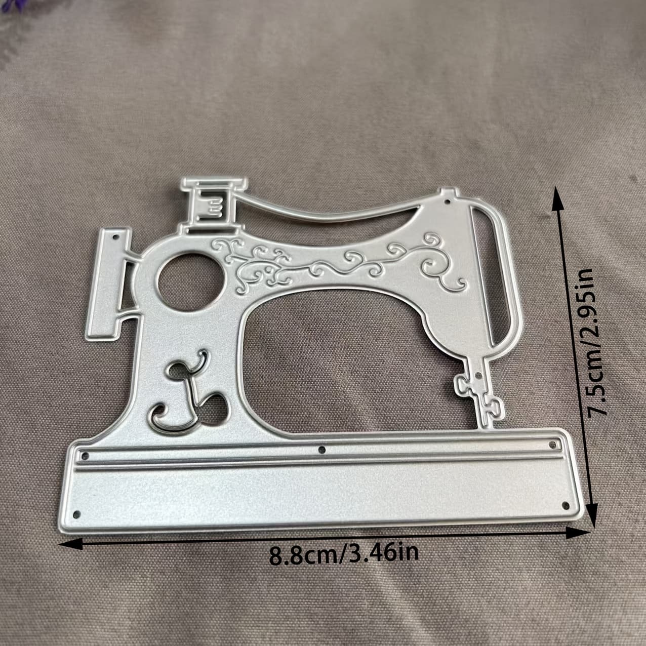 TEMU 1pc Metal Die Cut For Sewing Machines, Ideal For Scrapbooking And Embossing Stencils, Perfect For Handmade Greeting Cards And Gift Cards