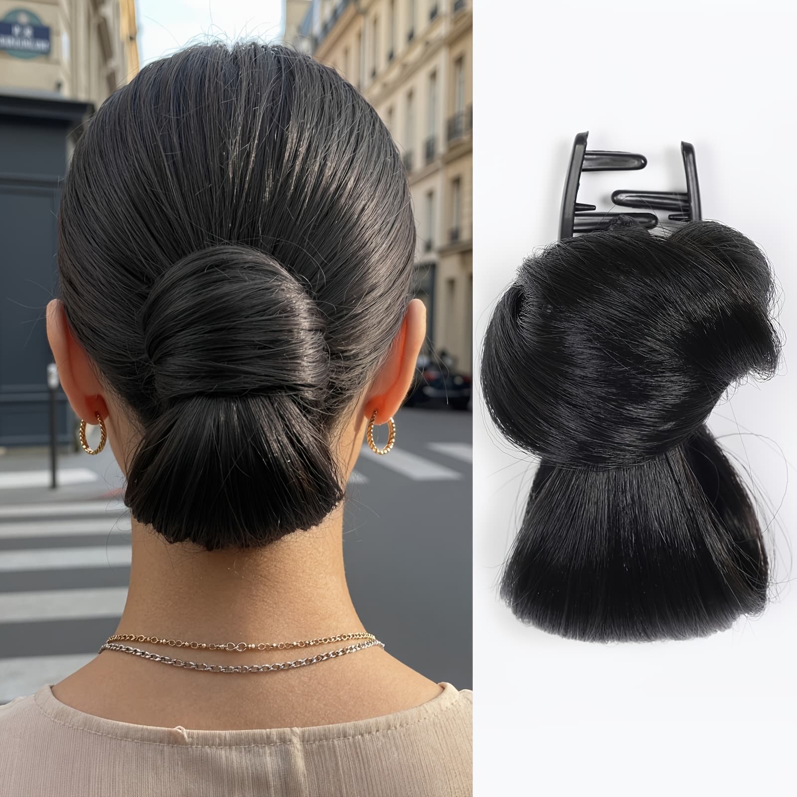 TEMU Easy Hair Bun Tool With Clip Suitable For All Kinds Of Women