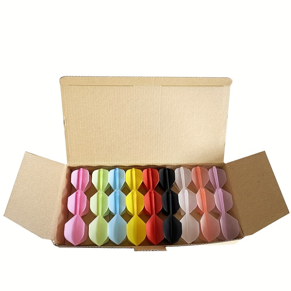 TEMU 27pcs Mixed Color Set - 2ba Integrated High Dart Tail - High-strength Pom Dart Tail - Colorful Style Combinations - Not Easily Deformed - Improves Accuracy Christmas Thanksgiving Halloween Gifts