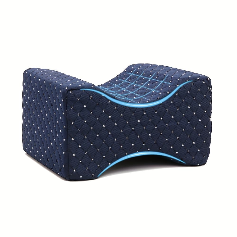 TEMU 1pc Long Knee Pillow For Side Sleeper Fully Support Thighs, Side Lying Knee Pillow, Leg Pillow