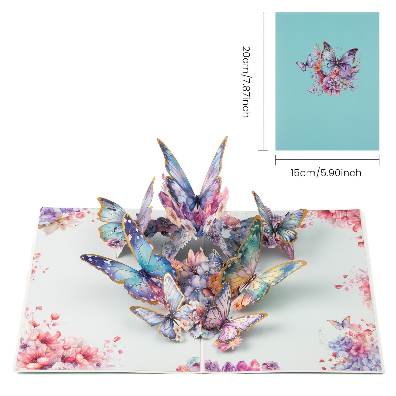 TEMU Card 3d Pop Up Greeting Card Handmade Gift For Mom Wife Grandma Surprise Gift