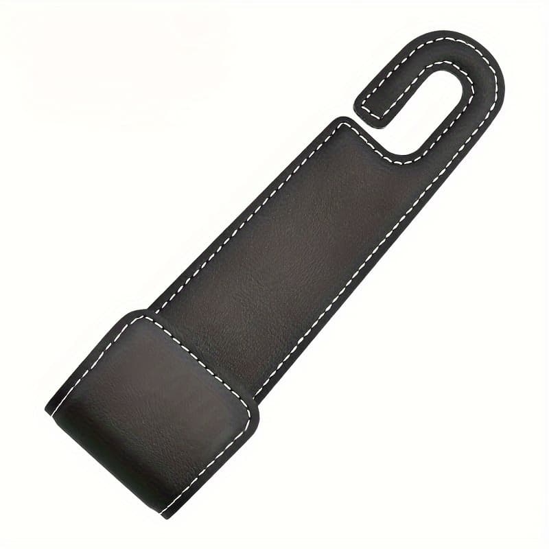 TEMU Car Seat Back Pu Leather Storage Hook, Hanger For Keys Purse, Handbag Earphone Charging Cable Umbrellas Coats Car Organizer