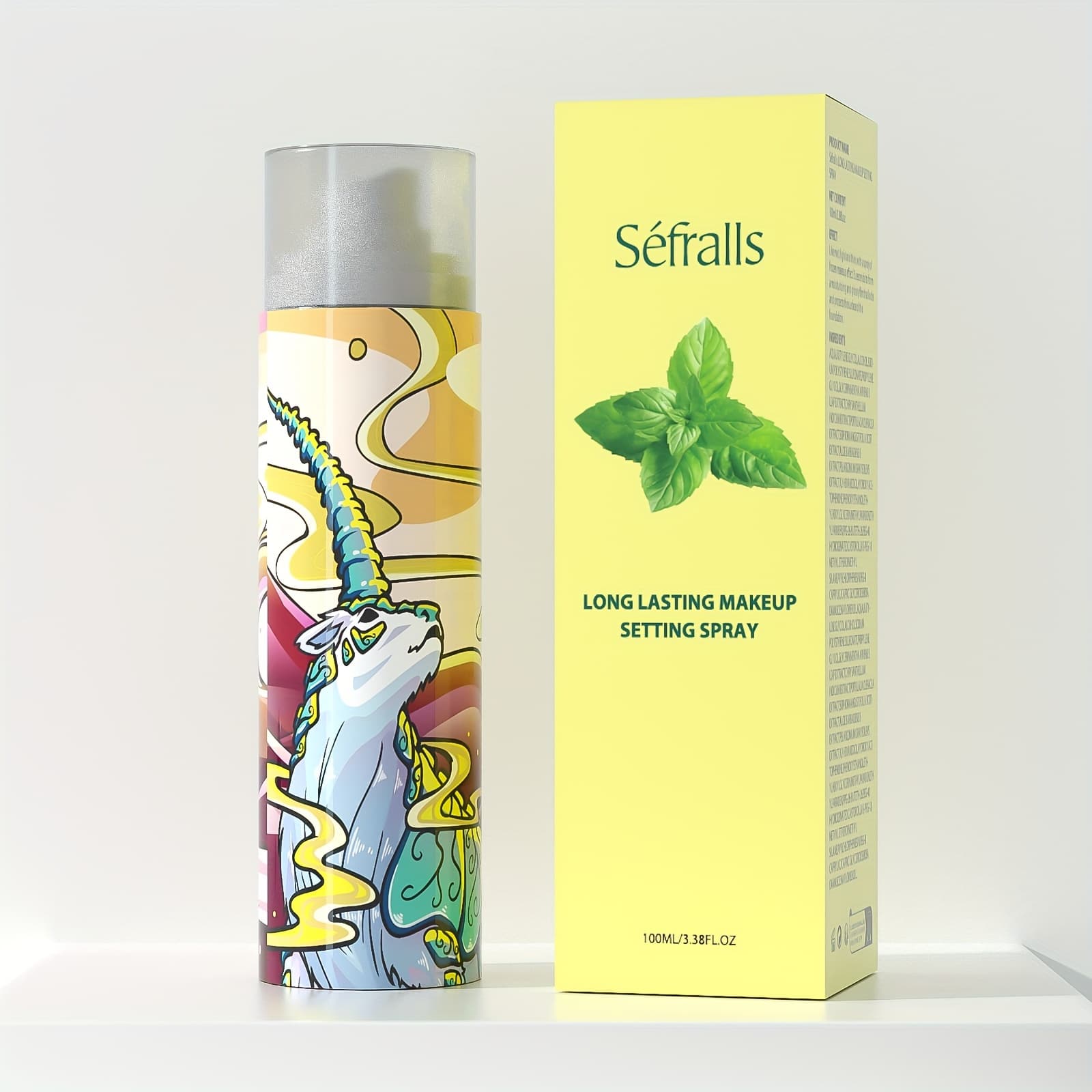 TEMU Séfralls Long Lasting Makeup Setting Spray 100ml Is A Lightweight Product That Revitalizes And Secures Your Makeup. To And After Makeup Application, Serving As A Setting Fixer And Toner