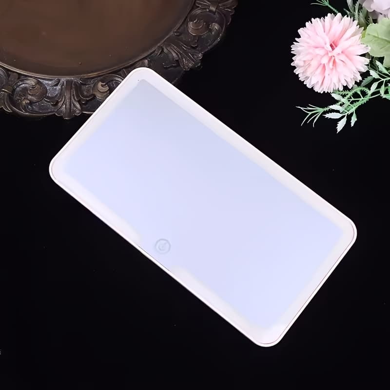 TEMU Upgrade The Ultra-thin Version Of The Car Sun Visor Makeup Mirror, A Car Mirror As A Gift For Women, Convenient For Passenger Side Interior Makeup, Sun Visor Accessory, Car Interior Decoration