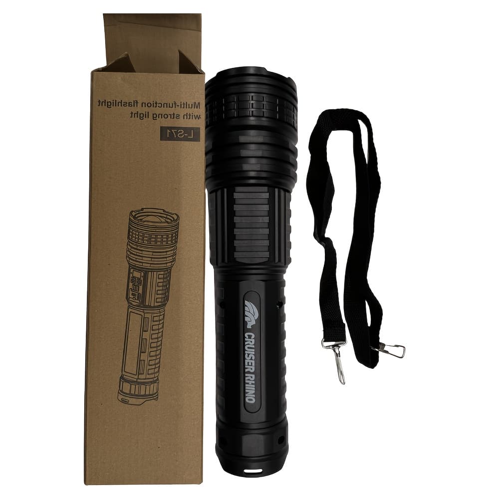 TEMU 4999lm Torch, Powerful Led , Integrated Battery Tactical Torch, Rechargeable Compact Torch, Ideal For Outdoor Activities, Hunting, Fishing, And More