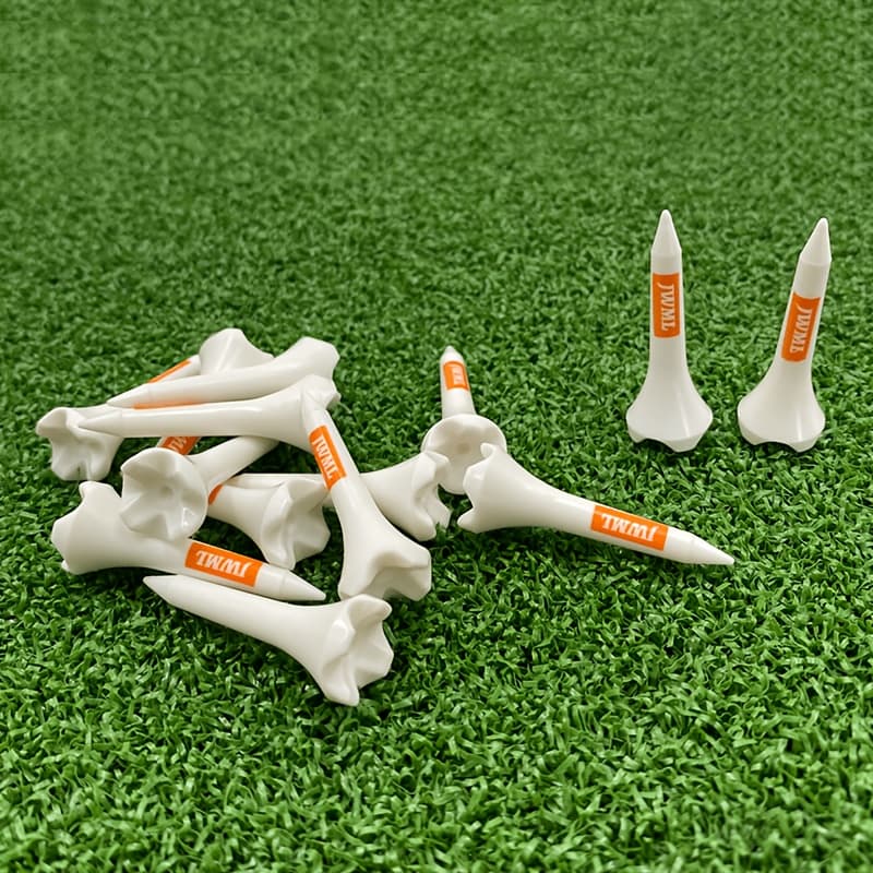 TEMU Golf Tees 1-1/2 Inch 38mm Four-claw Crown Nails, 0 Resistance, Impact-resistant Plastic With Scale, Short Ball Spikes,