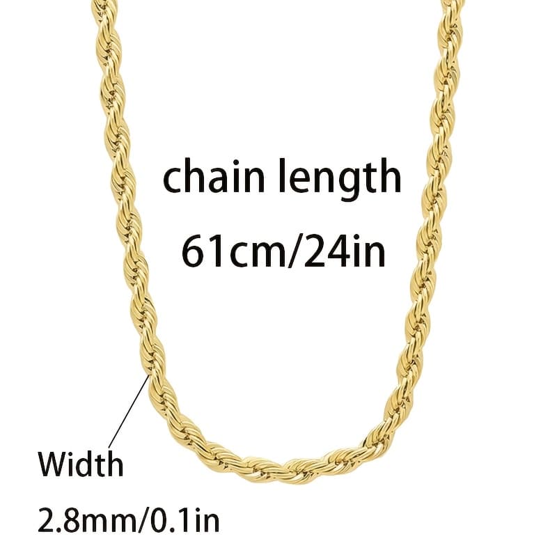 TEMU 925 Sterling Silvery Women's Fashion Necklace Twist Cut Woven Chain, Fashion Simple , Valentine's Day Anniversary Gift, Men And Women, Gift Box