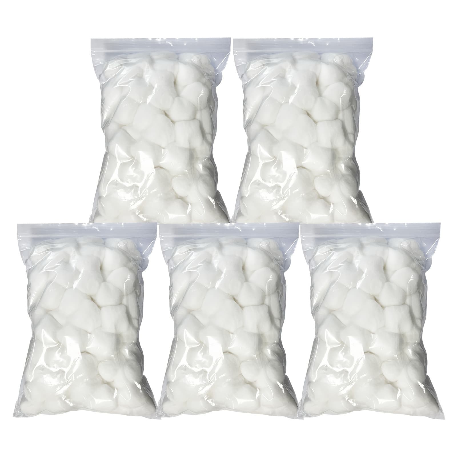 TEMU Balls, 100% Absorbent, Soft , Multipurpose Balls Ideal For Gentle Makeup Removal, Skin Care, Wound Cleaning, Unscented, Perfect For