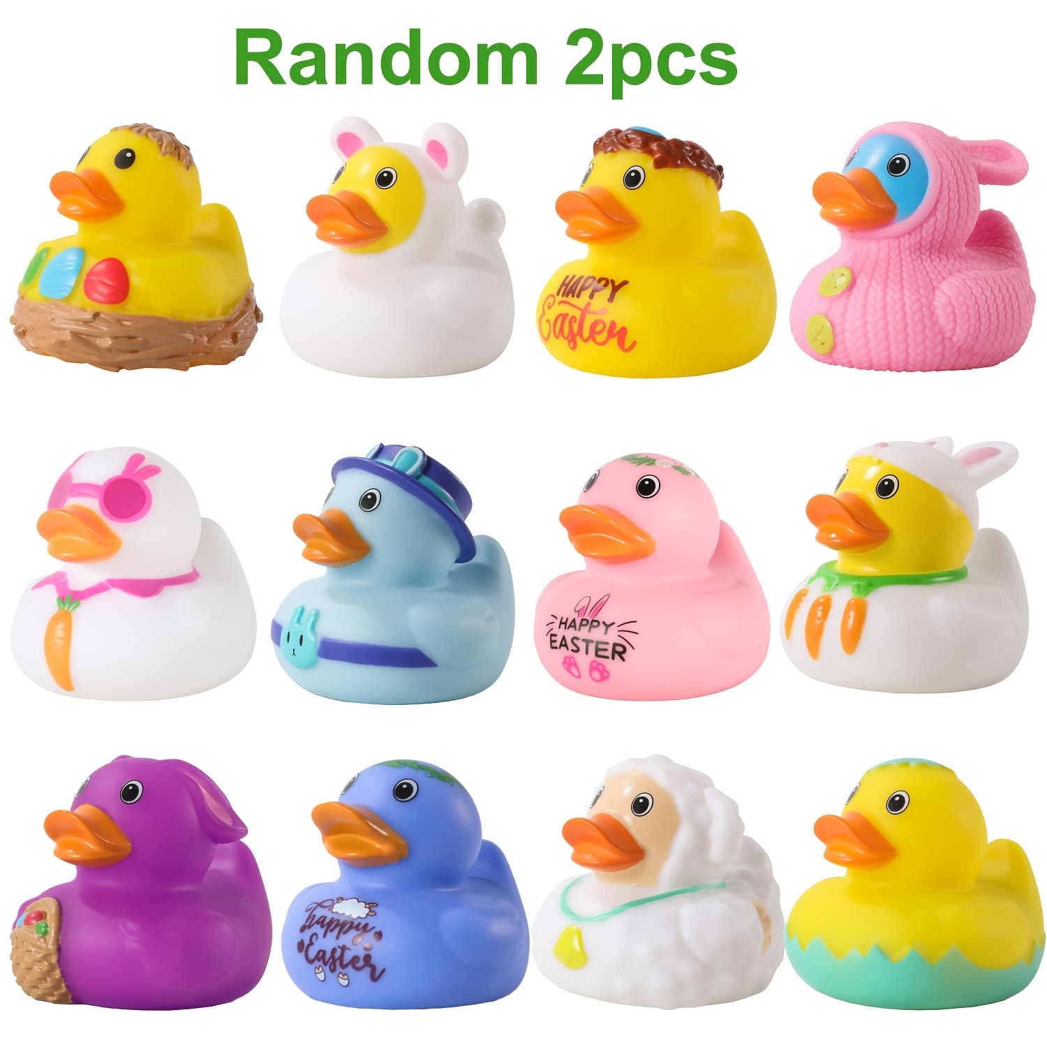 TEMU Light Up Duck Bath Toys, Toddler Bath Toys For Boy Girl, Idea Birthday Christmas Halloween Gifts For Boys Girls Preschool, Fun Water Bath Toys Pool Toys Random Colors