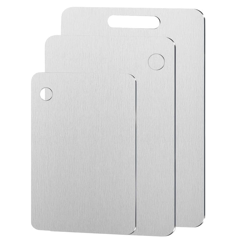 TEMU 3pcs Set Of Titanium Cutting Boards, Kitchen Christmas Cutting Boards, Upgraded To Titanium Cutting Boards In 2025, Large/medium/small Cutting Boards, Durable, Easy To Clean, Christmas Gift