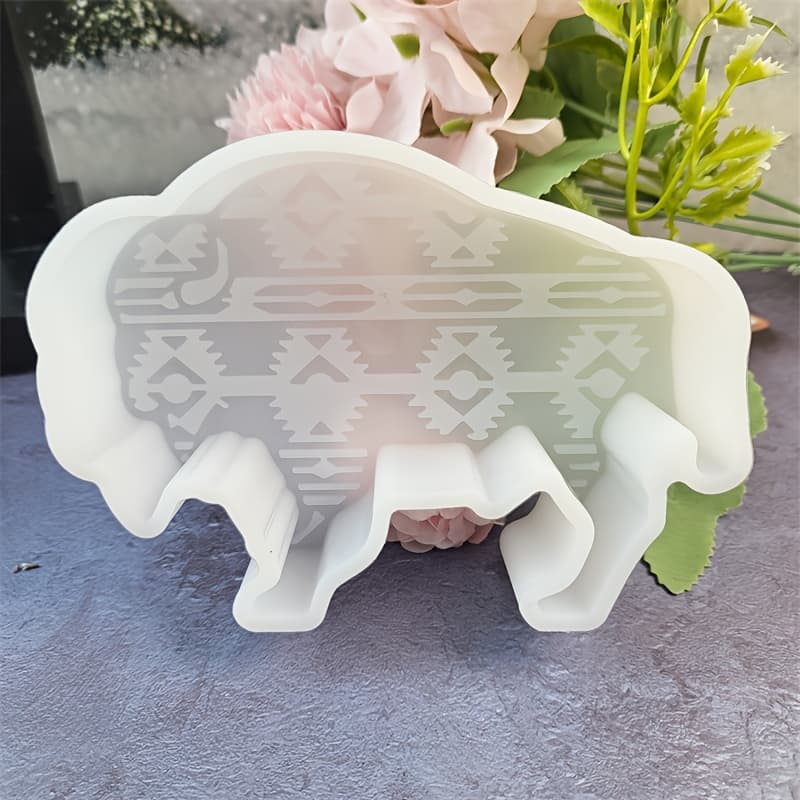 TEMU Buffalo Shaped Freshie Mold, Buffalo Shaped Candle Mold, Buffalo Shaped Soap Mold, Silicone Mold, Epoxy Resin Casting Mold For Freshie Candle Crafts Home Decor