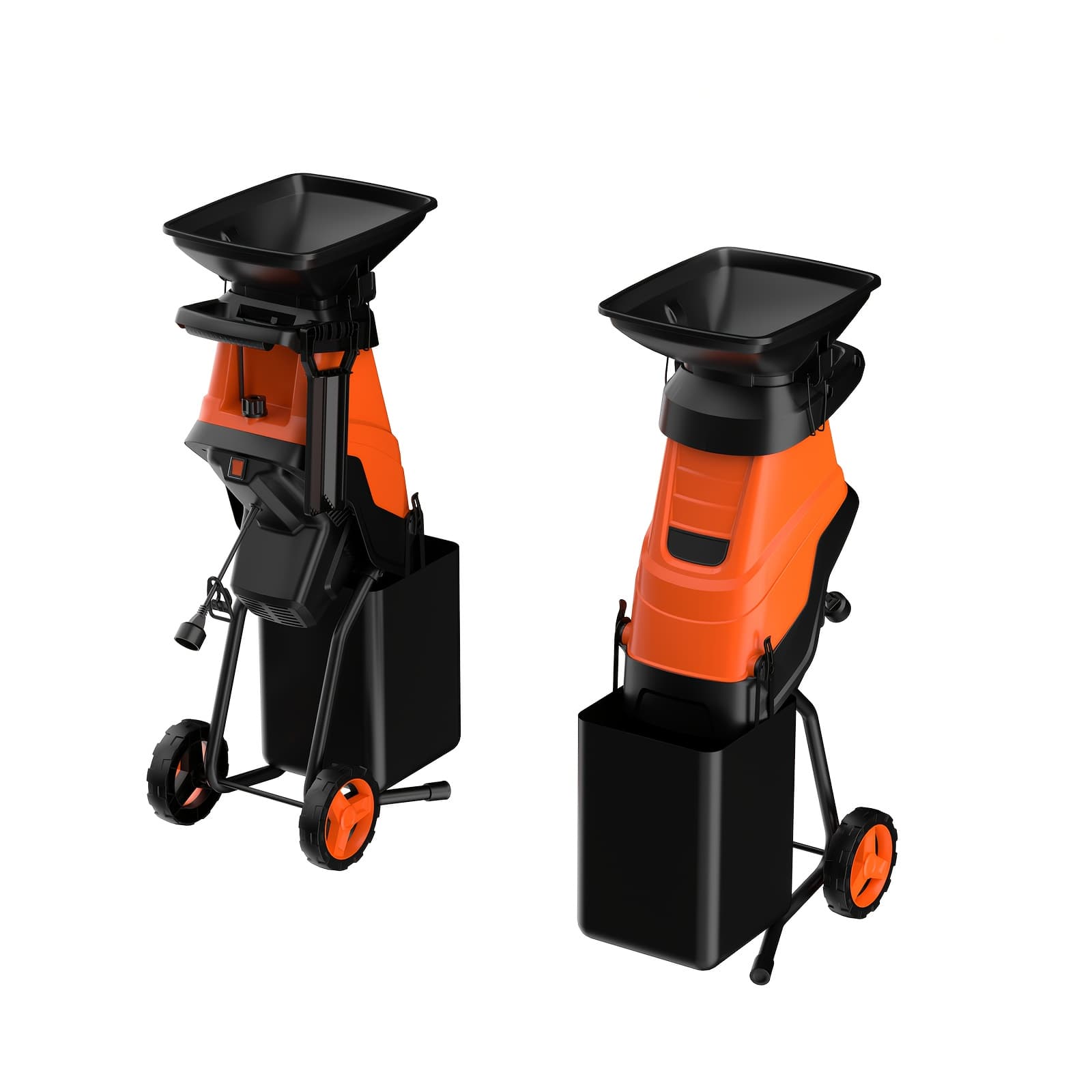 TEMU 15-amp Electric , 45l Leaf , 1.75-inch Cutting Capacity, Corded Chipper Bag, Yard Waste Mulcher For Branches And Twigs