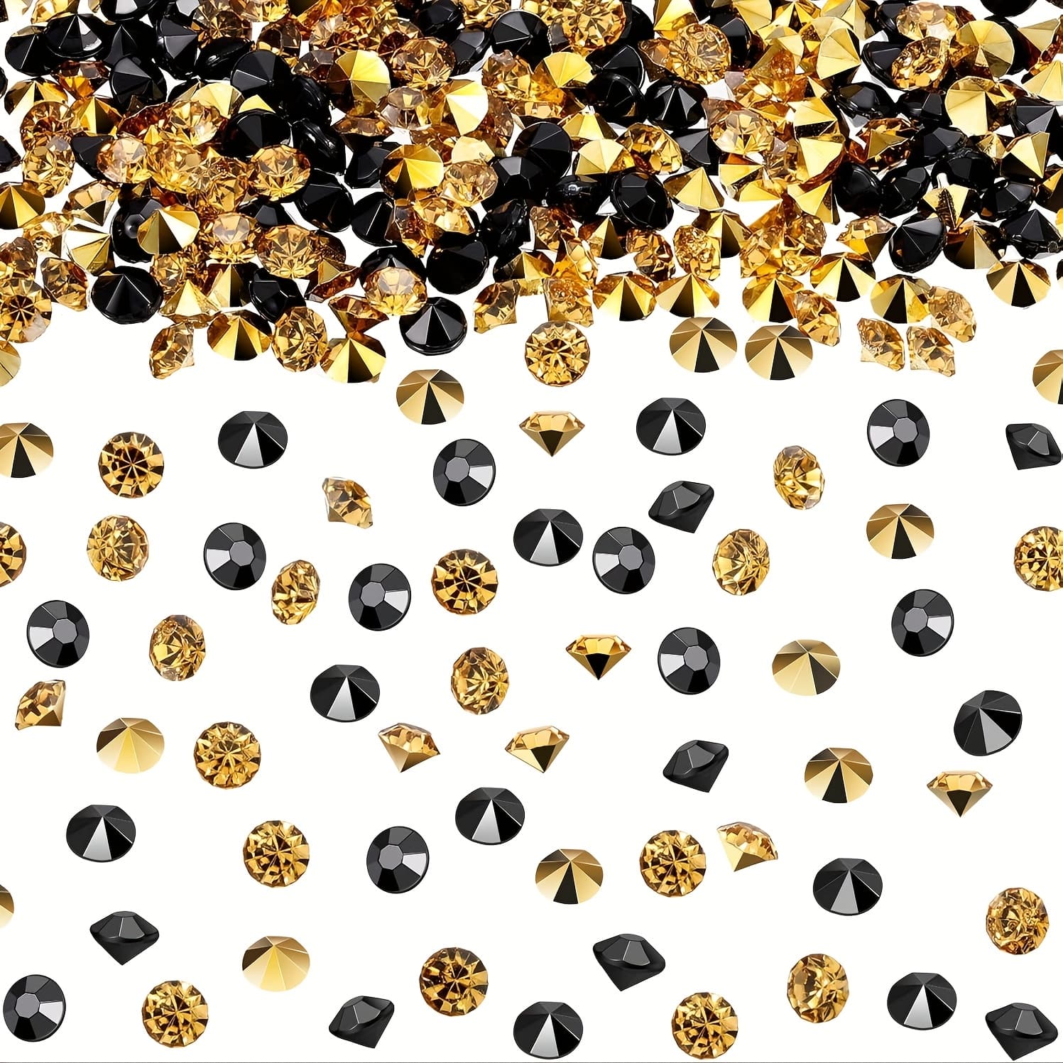 TEMU 3000pcs Clear Wedding Table Confetti Crystals Acrylic Diamonds Rhinestones For Table Centerpiece Decorations Wedding Decorations Bridal Shower Decorations Vase Fillers