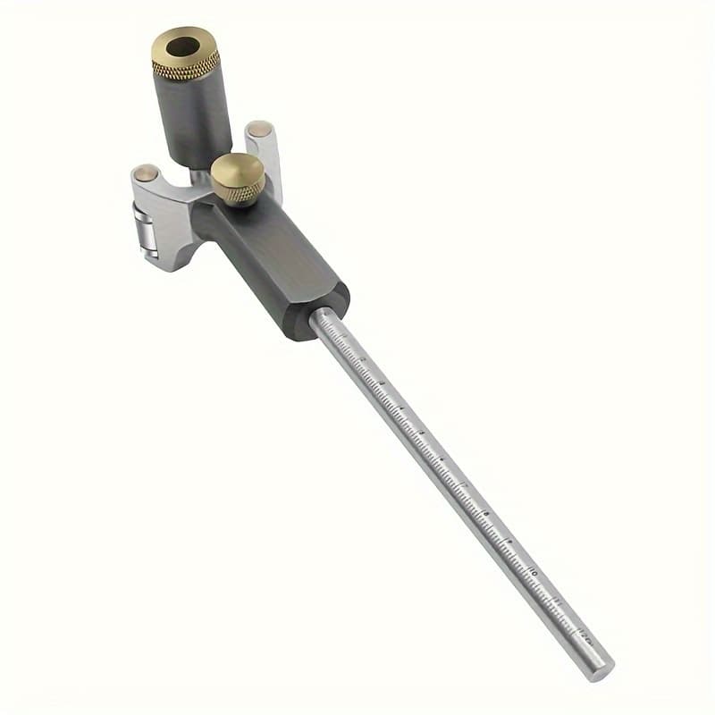 TEMU Wood Scribe Tool Woodworking Linear Arc Scriber Ruler Parallel Line Drawing Tool Measuring Gauge Multifunctional Woodworking Scribe Tools