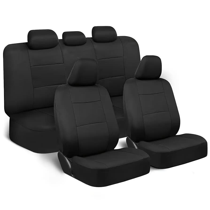 TEMU Full Coverage 5-seat Universal Car Seat Covers, Breathable Fabric, Wear-resistant, Seat Protection, Suitable For All . Universal Fabric Suitable For Most 5-seat Car Models On