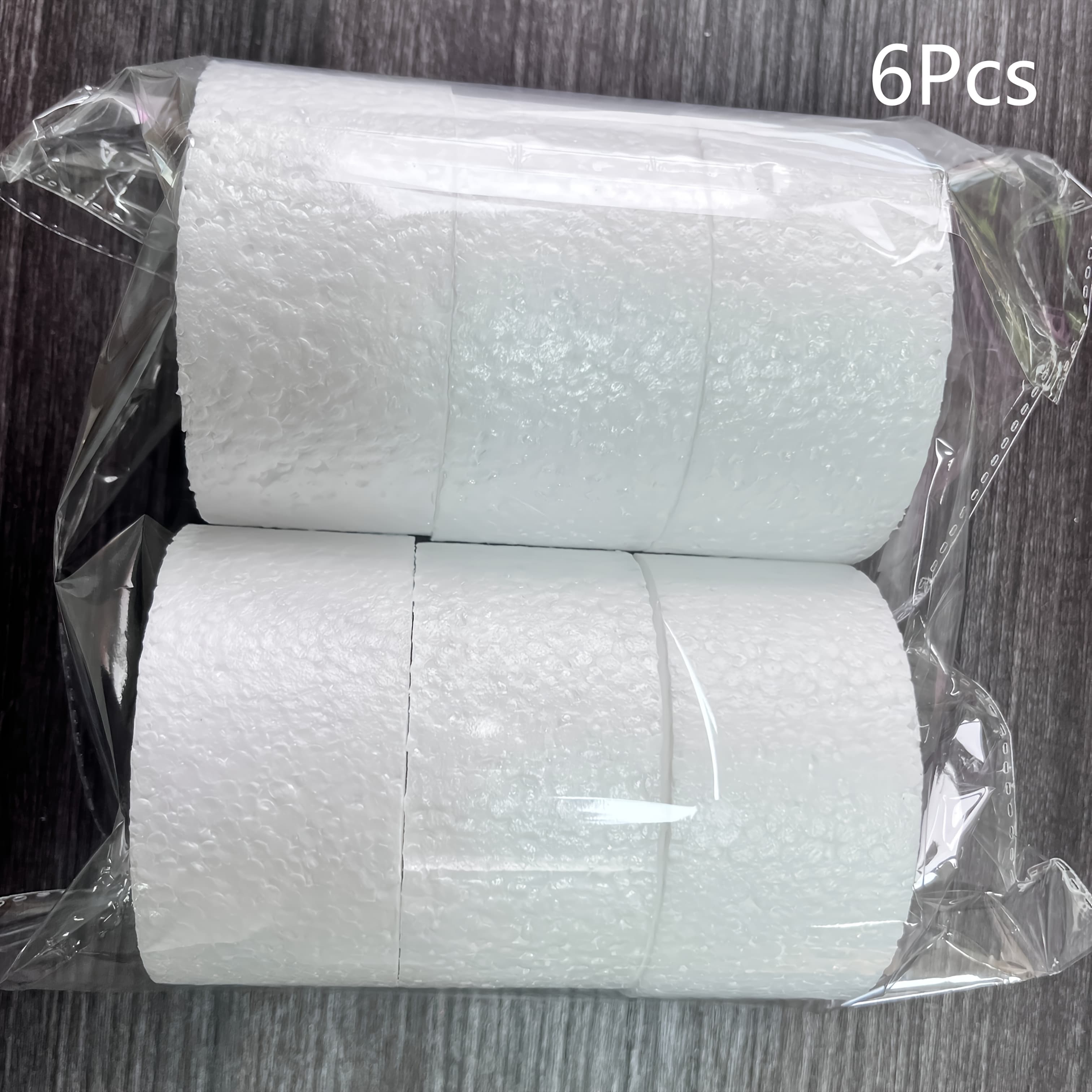 TEMU 6/18/24pcs 3 Inch White Foam Circles Foam Discs For Crafts, 1.57 Inch Thick Styrofoam Rounds Polystyrene Circles For Projects, Cakes And Decorations, Sculpture, Modeling, Arts And Crafts Supplies