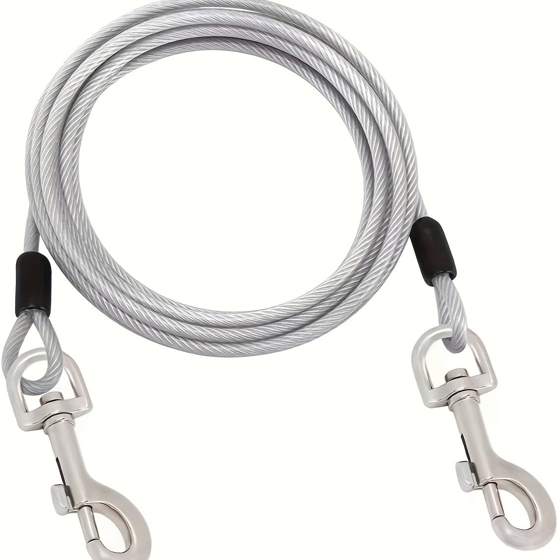 TEMU Heavy-duty Steel Cable For Dogs, Chew-proof, Suitable For Yards And Camping