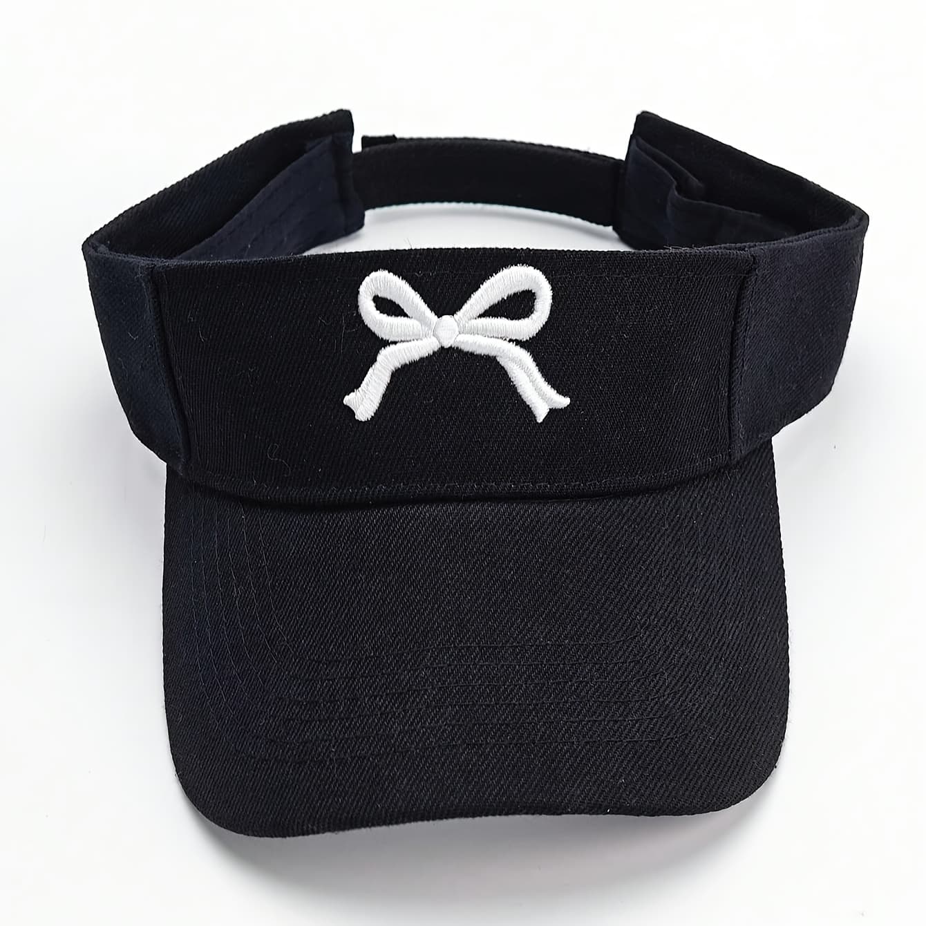 TEMU A Sweet And Cute Women's Hat With A Bow, Featuring Embroidery And A Long Brim For