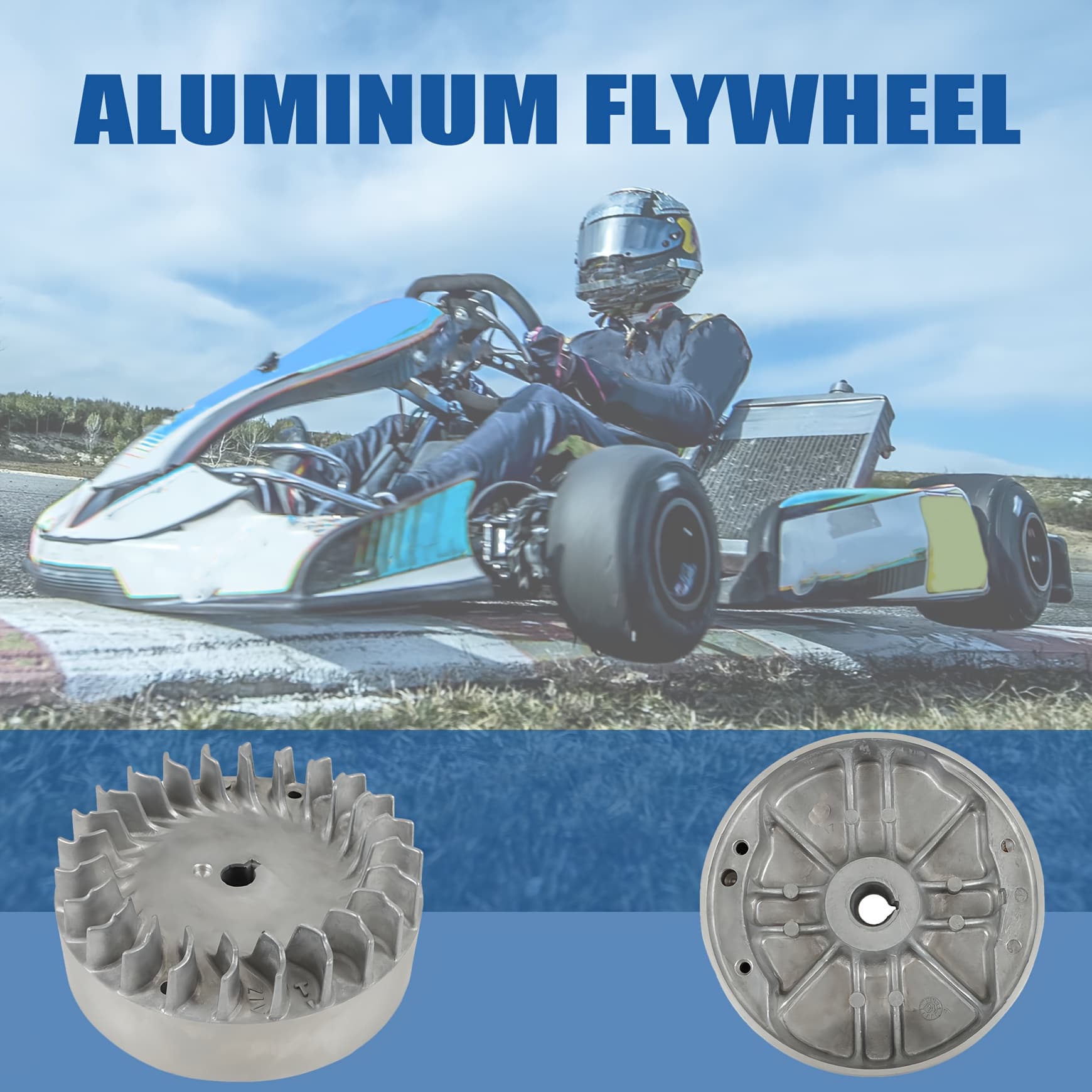 TEMU Flywheel 10krpm Aluminum Replacement For 212cc 196cc 224cc Engine 69730 69736 Motor