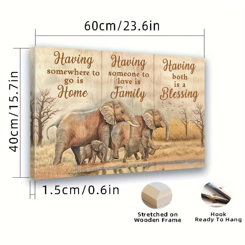 TEMU 2d Flat, 2d Flat Framed Love Canvas Wall Art - Ready-to-hang Wooden Print, Suitable For Bedroom And Bathroom Decor